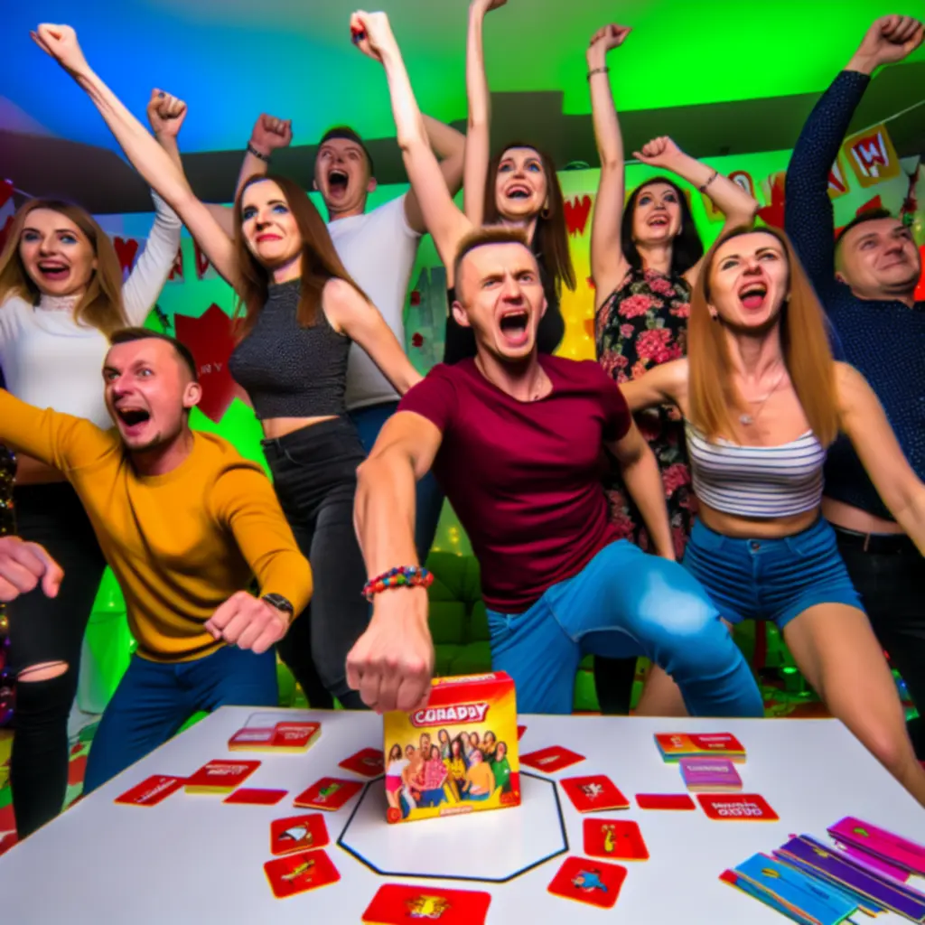 Kolaż zdjęć użytkowników bawiących się przy grze Heads Up!